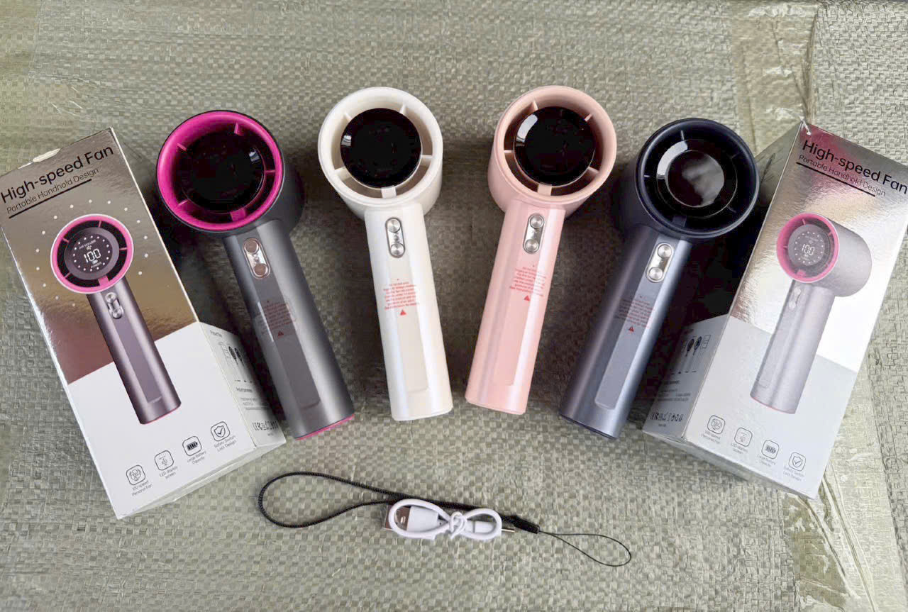 QUẠT TÍCH ĐIỆN CẦM TAY SIÊU TỐC HIGH-SPEED FAN (100)