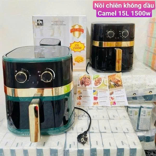 NỒI CHIÊN KHÔNG DẦU CAMEL 15L