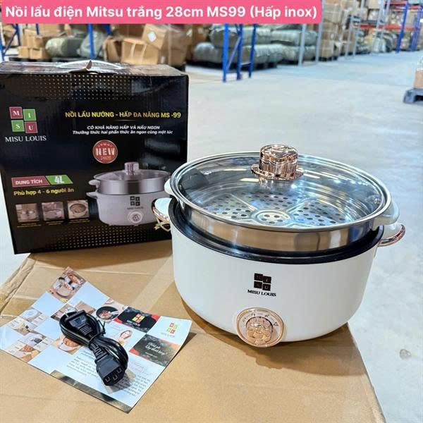 NỒI LẨU ĐIỆN MITSU LOUIS 28CM