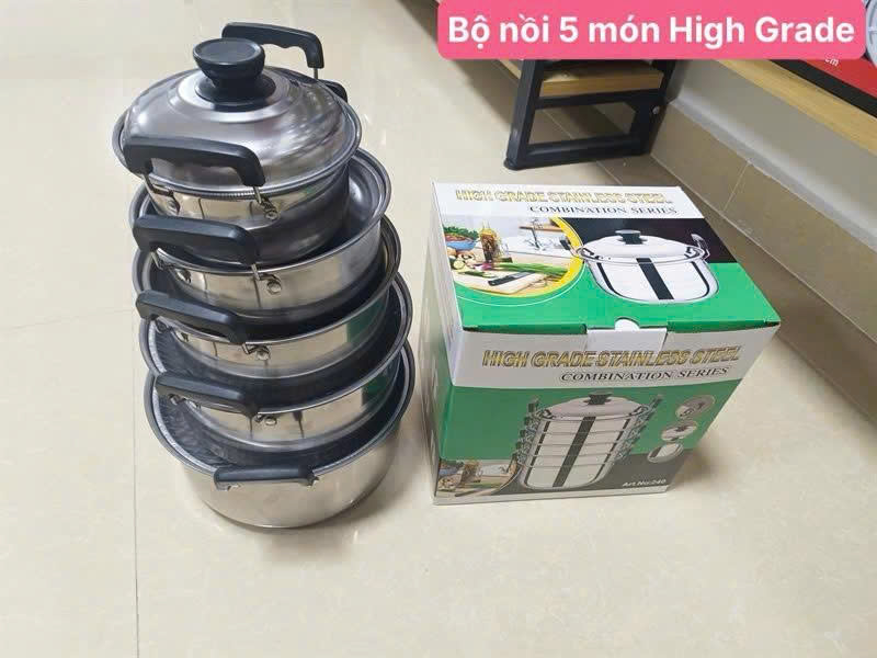 NỒI HẤP 3 TẦNG INOX 28CM