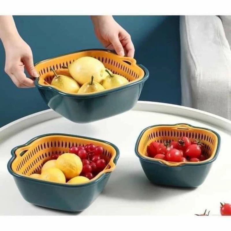 BỘ CHẬU RỔ 6 MÓN DÁNG VUÔNG