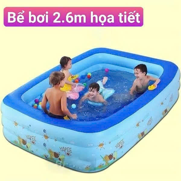 BỂ BƠI PHAO 2.6M HỌA TIẾT 3 TẦNG (6)