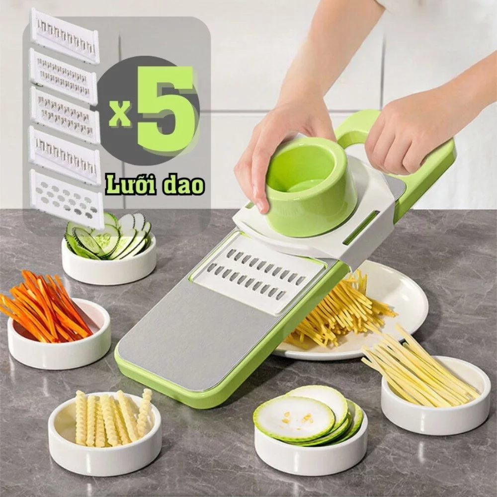 BỘ NẠO RAU CỦ ĐA NĂNG 5 CHI TIẾT