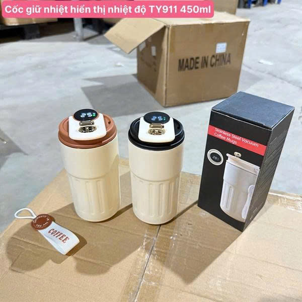 Cốc Giữ Nhiệt TY911 Hiển Thị Nhiệt Độ 450ml