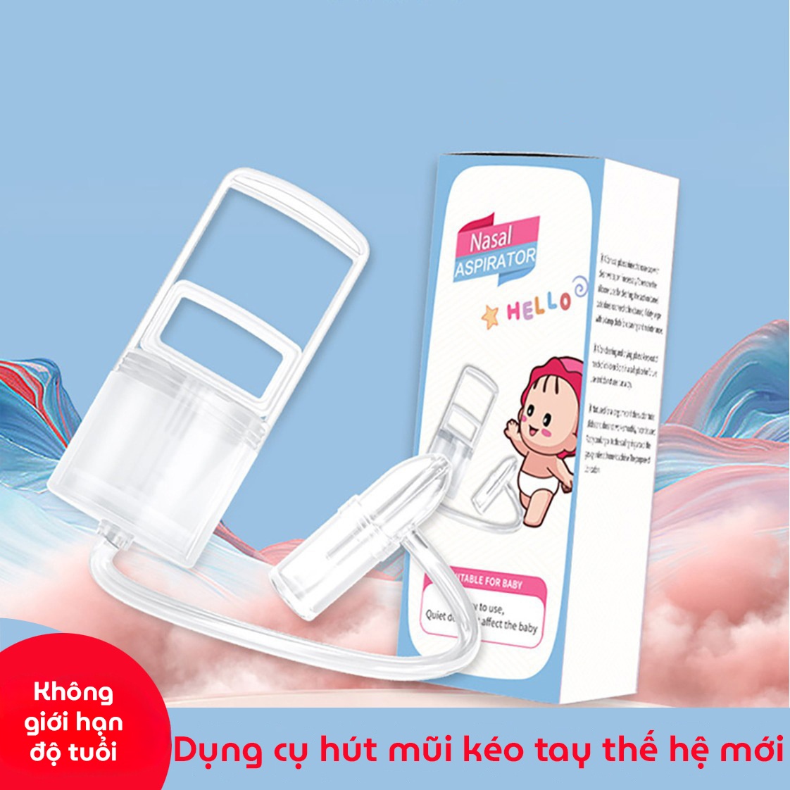 Dụng Cụ Hút Mũi Cho Bé Kéo Tay Nasal – An Toàn, Hiệu Quả
