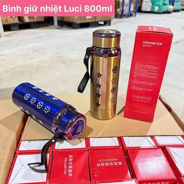 Bình Giữ Nhiệt Luci 800ml - Thiết Kế Sang Trọng, Giữ Nhiệt Vượt Trội