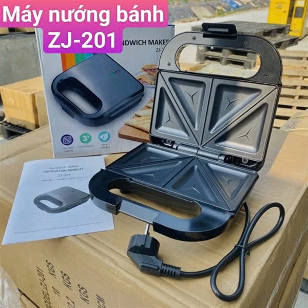 Máy Nướng Bánh Sandwich ZJ-201 - Ăn Sáng Tiện Lợi