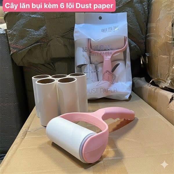 Cây Lăn Bụi Kèm 6 Lõi Dust Paper – Giải Pháp Vệ Sinh Tiện Lợi