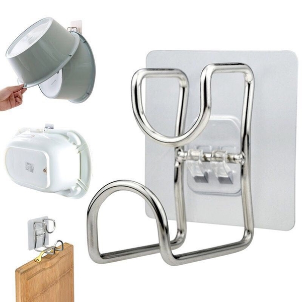 Móc Dán Tường Treo Thau Chậu Khung Sắt