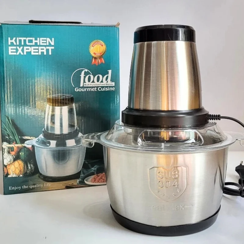 Máy Xay Thịt Inox 2L Kitchen Expert – Xay Khỏe, Bền Bỉ, Giá Xưởng