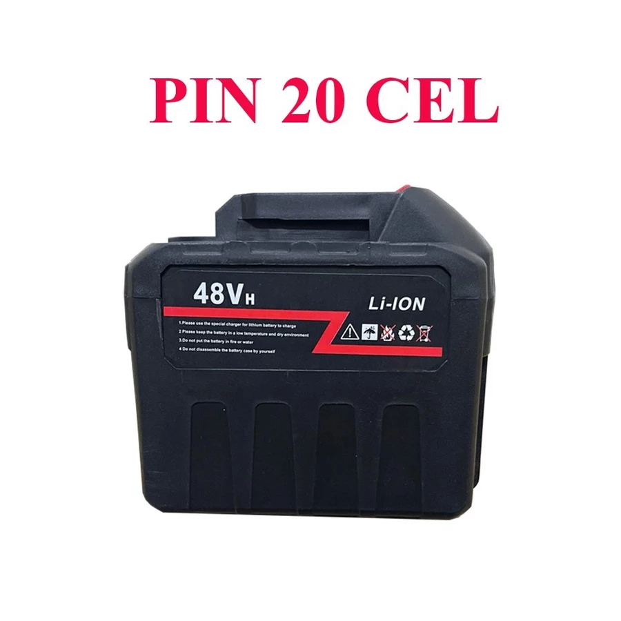 Pin Lithium 20 Cell 48V Cao Cấp - Dung Lượng Khủng, Chạy 6 Tiếng