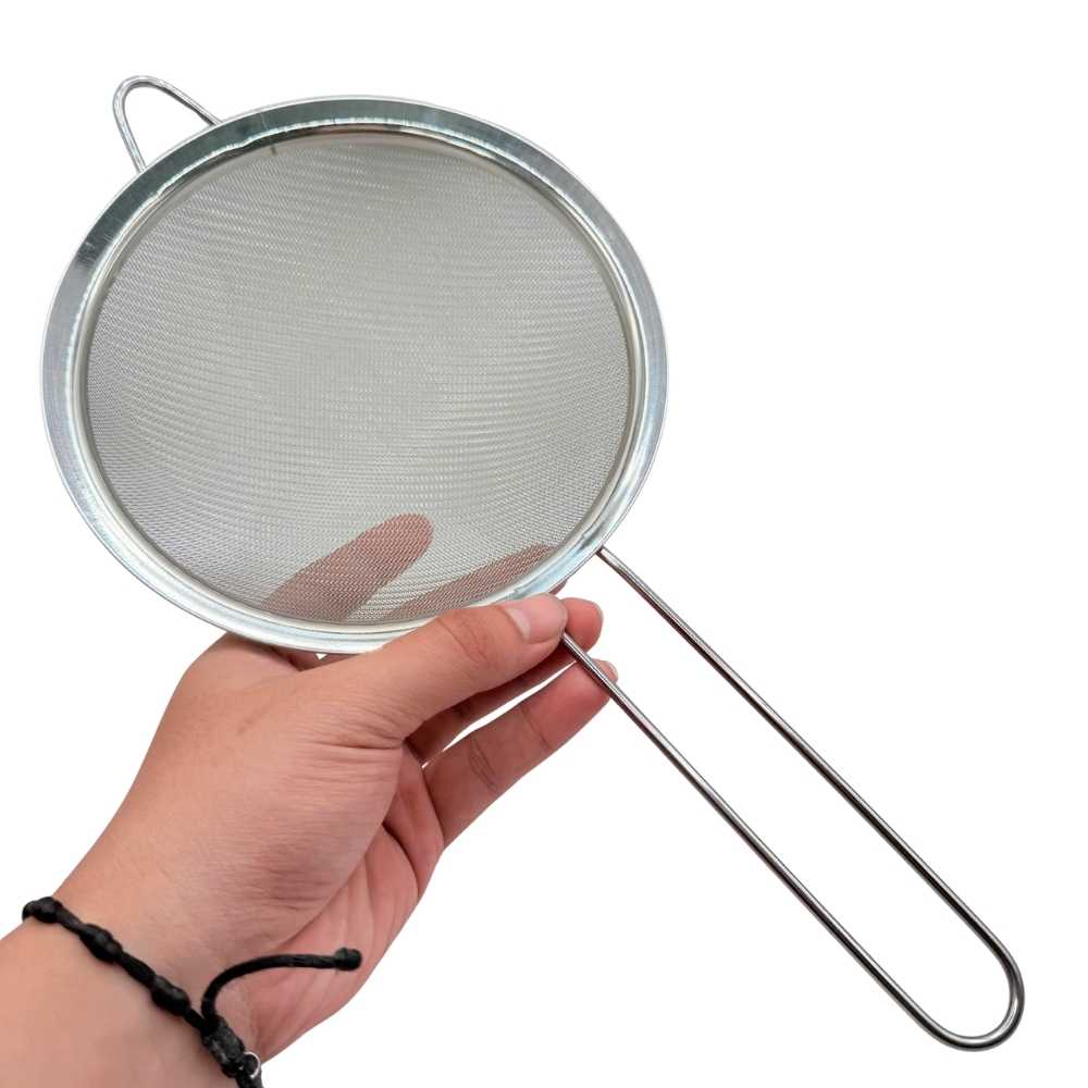 Rây Lọc Cán Inox 19.5cm - Dụng Cụ Nhà Bếp Cao Cấp