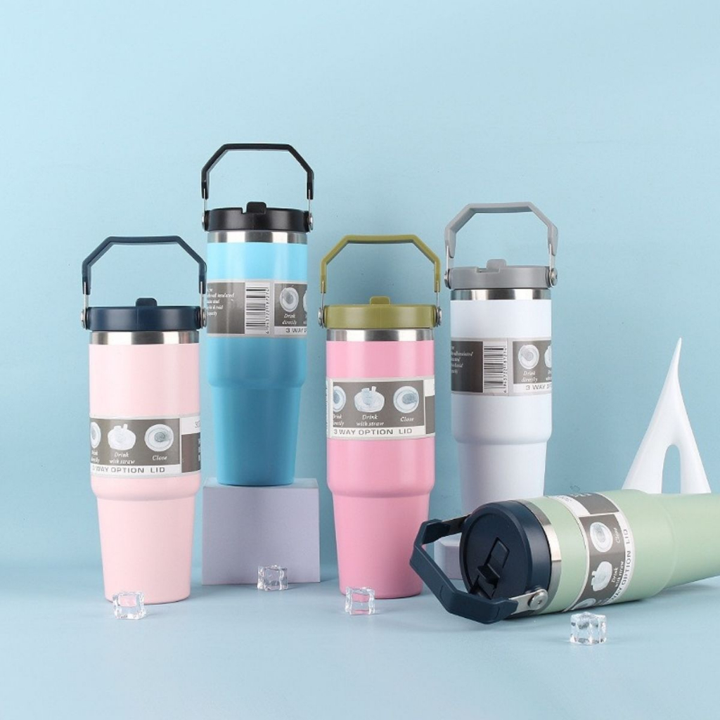 Ly Giữ Nhiệt Lani Quai Xách 900ml Cao Cấp - Giữ Nhiệt Lâu, Thiết Kế Trendy