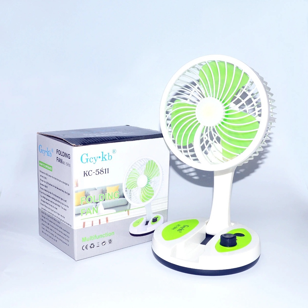 Quạt Tích Điện KC-5811 – Gấp Gọn Thông Minh, Làm Mát Hiệu Quả