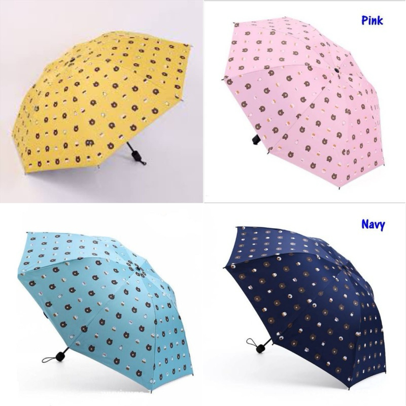 Ô Dù Gấu Gấp Gọn Cao Cấp – Thiết Kế Đáng Yêu, Chống Tia UV