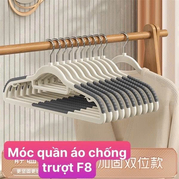 Móc Quần Áo Chống Trượt F8 Cao Cấp - Giải Pháp Tối Ưu Cho Tủ Đồ