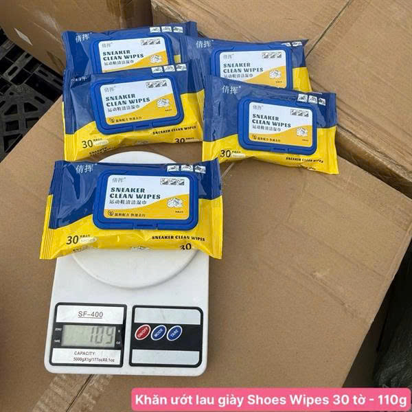 Khăn Ướt Lau Giày Sneaker Clean Wipes 30 Tờ – Sạch Nhanh, Tiện Lợi