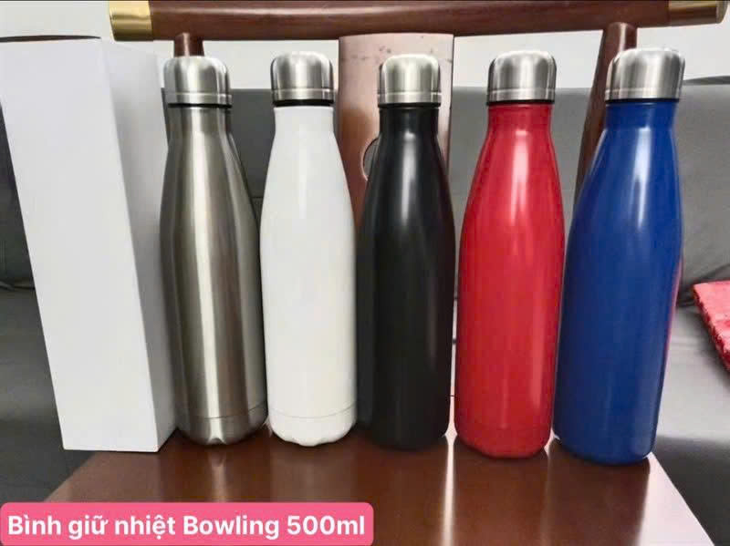 Bình Giữ Nhiệt Bowling 500ml Inox Cao Cấp