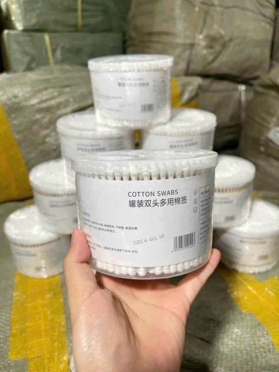 Hộp Tăm Bông Cotton Swabs – Chất Lượng Cao, Giá Tận Xưởng