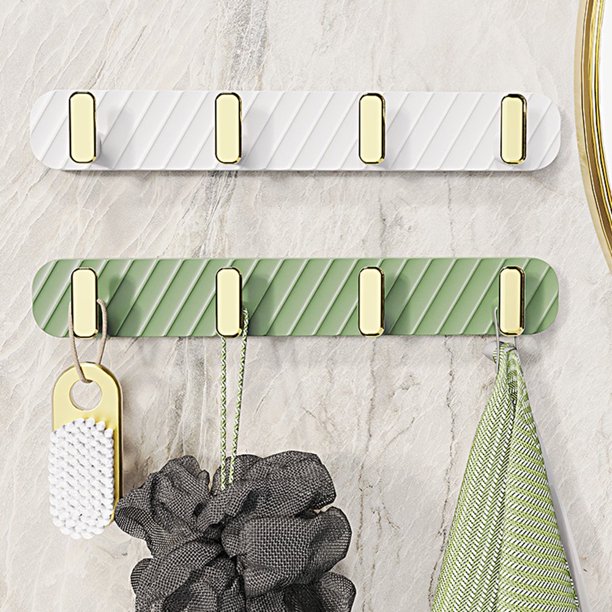 Thanh Treo Đồ 4 Móc Hook 5616 Dán Tường