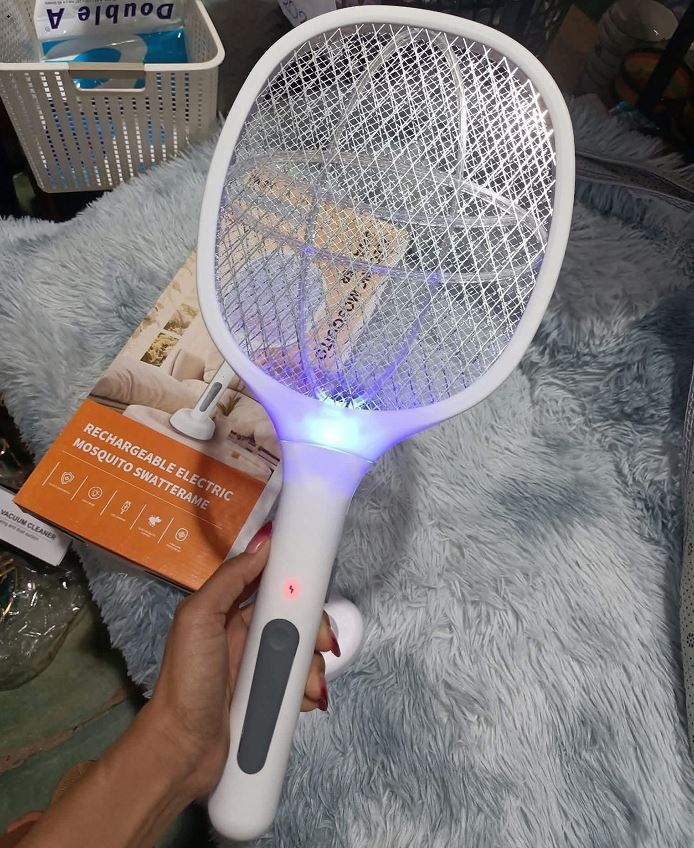 Vợt Muỗi Tự Động Có Đèn (Loại Vừa) – Diệt Muỗi Hiệu Quả