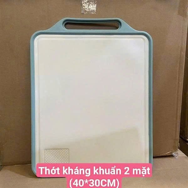 Thớt Kháng Khuẩn 2 Mặt (40x30cm) – Dày Dặn, Chống Xước