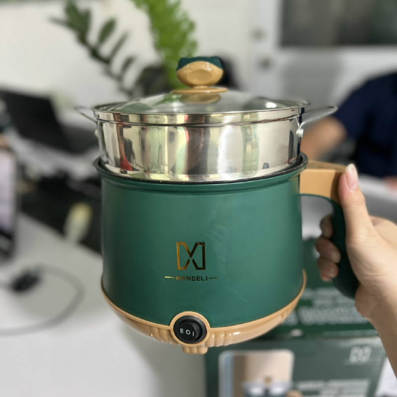 Ca Mì Đa Năng Mandeli 18cm Vỉ Inox