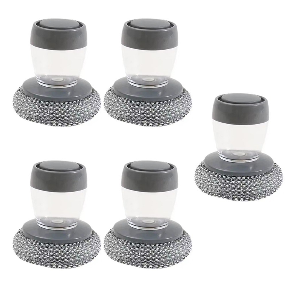 Dụng Cụ Chà Xoong Có Ngăn Đựng Nước Rửa Chén – Bảo Vệ Da Tay