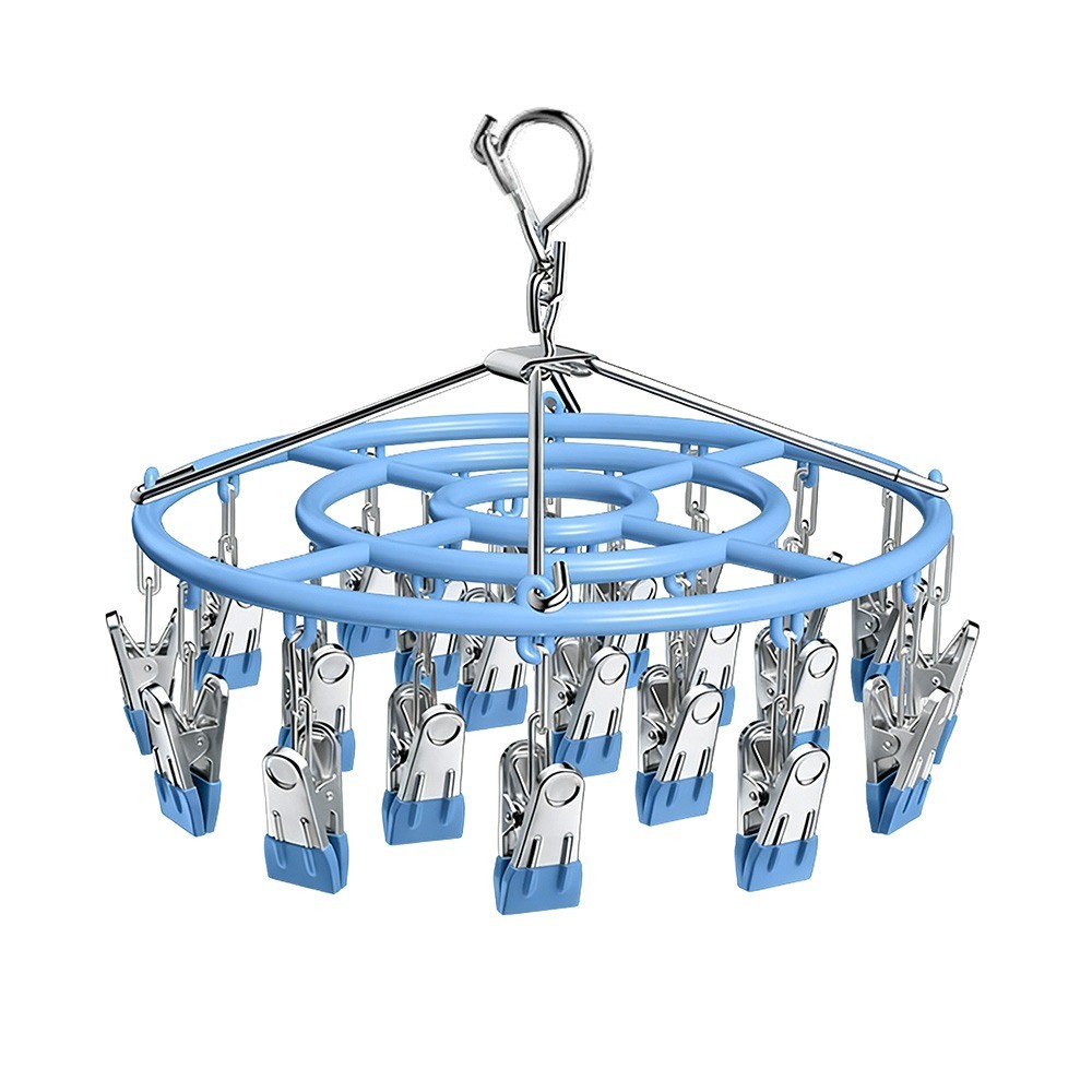 Móc Phơi Đồ 24 Kẹp Inox Tròn VD83-6