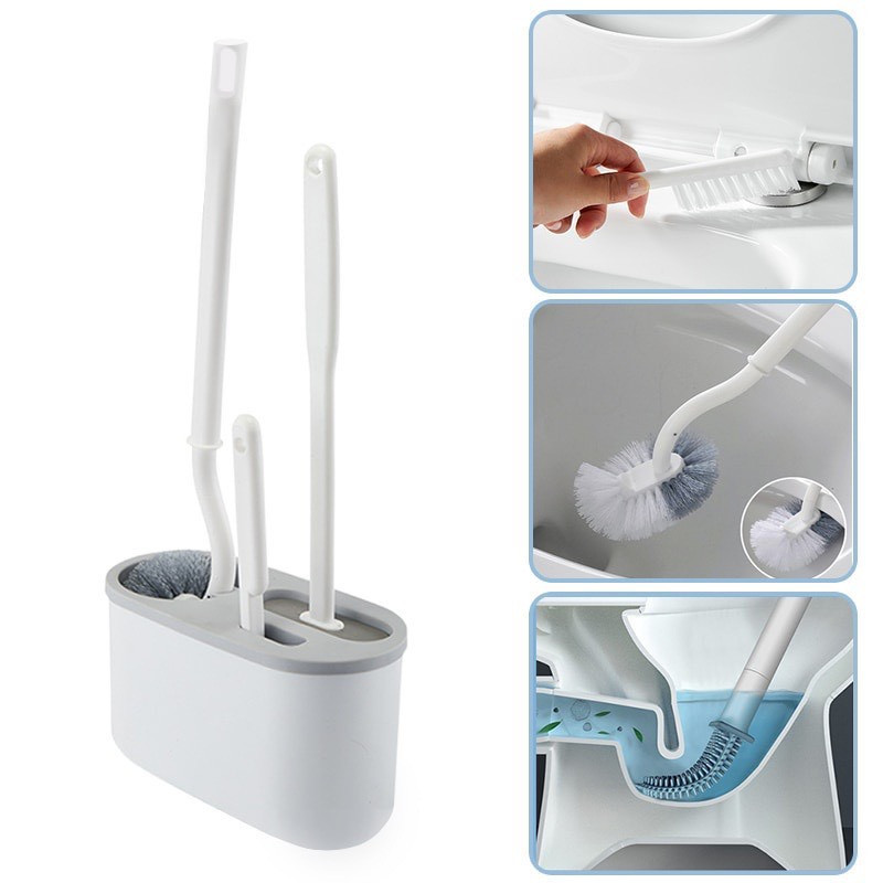 Bộ 3 Bàn Chải Cọ Toilet Hama Thông Minh