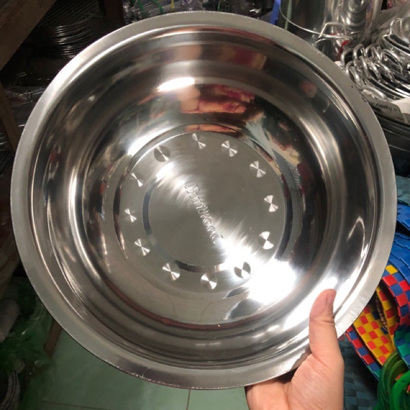 Thau Inox 08B 39cm (320g) Cao Cấp