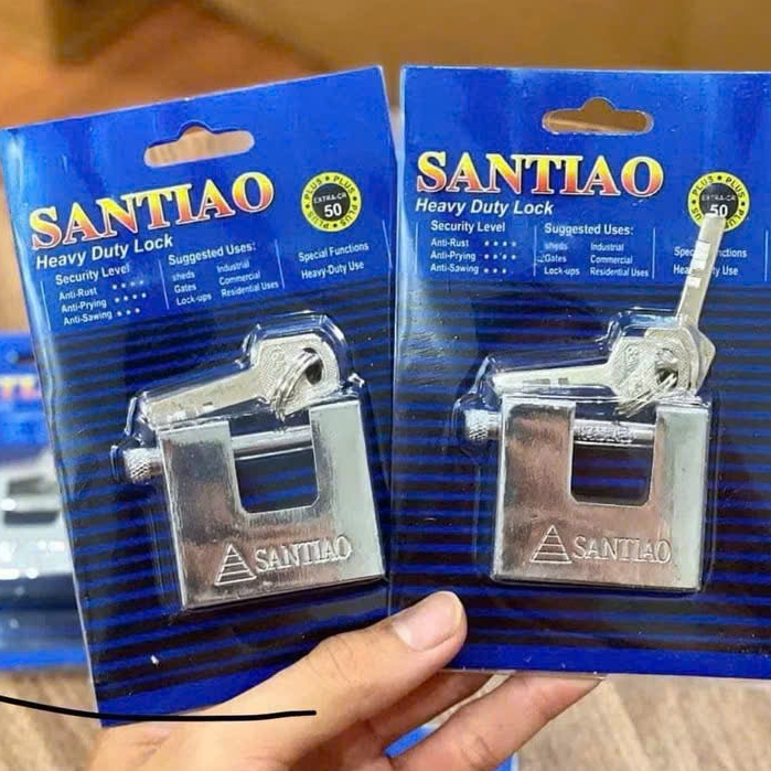 Ổ Khóa Chống Cắt Santiao 70mm – Khóa Cường Lực Cao Cấp