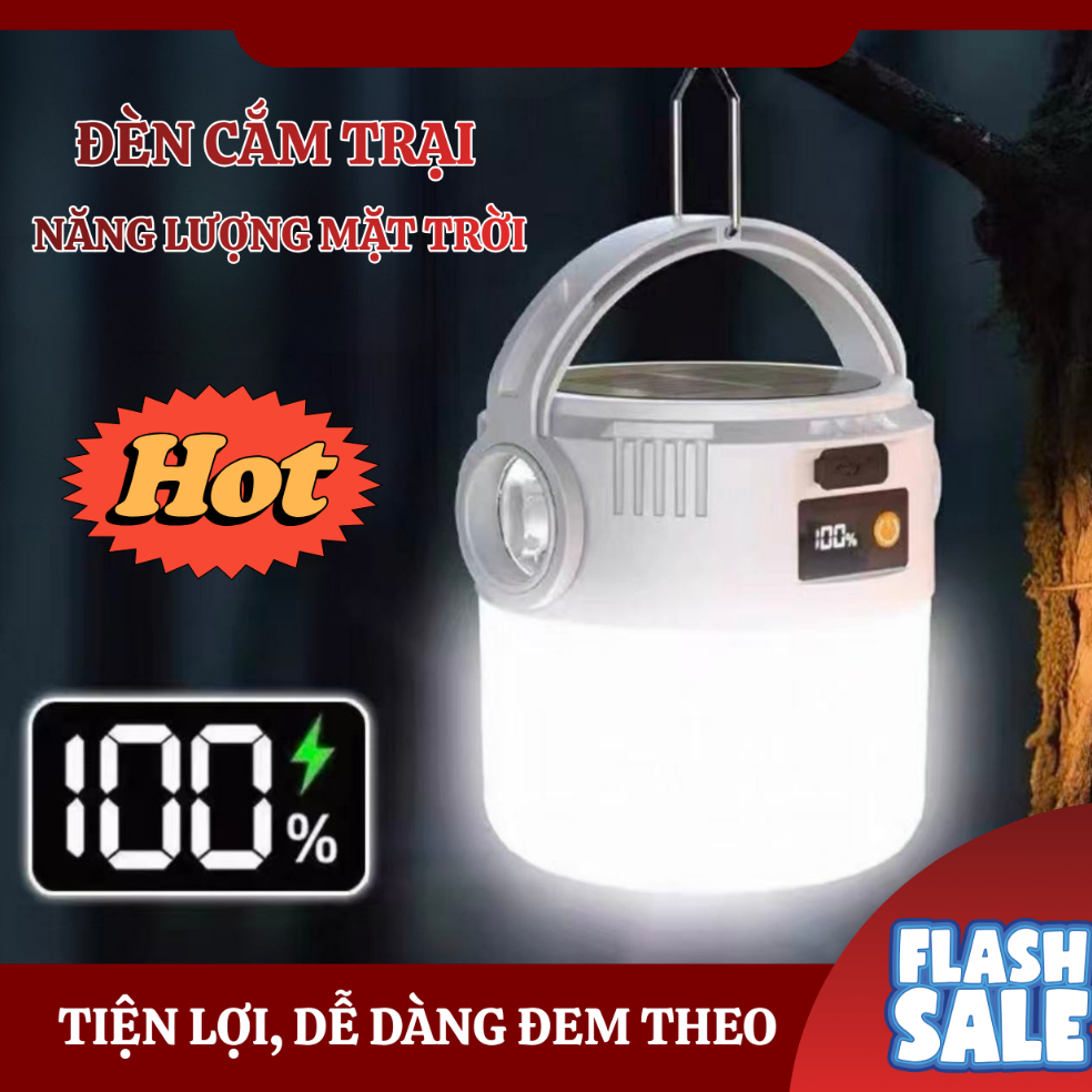Đèn Năng Lượng Mặt Trời Sạc Dự Phòng SZ-03 – Đa Năng, Siêu Sáng