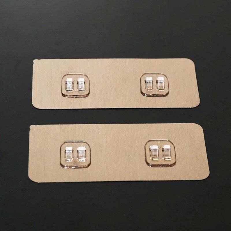 Móc Dán Kệ Đôi 14x6 (Bạc) – Chịu Lực Cực Tốt, Siêu Dính