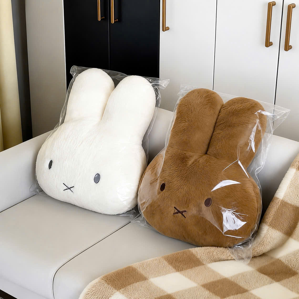 Gối Ôm Hình Thỏ Đáng Yêu – Gối Sofa, Gối Tựa Lưng Cao Cấp