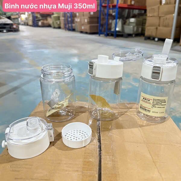 Bình Nước Nhựa Muji 350ml Cao Cấp