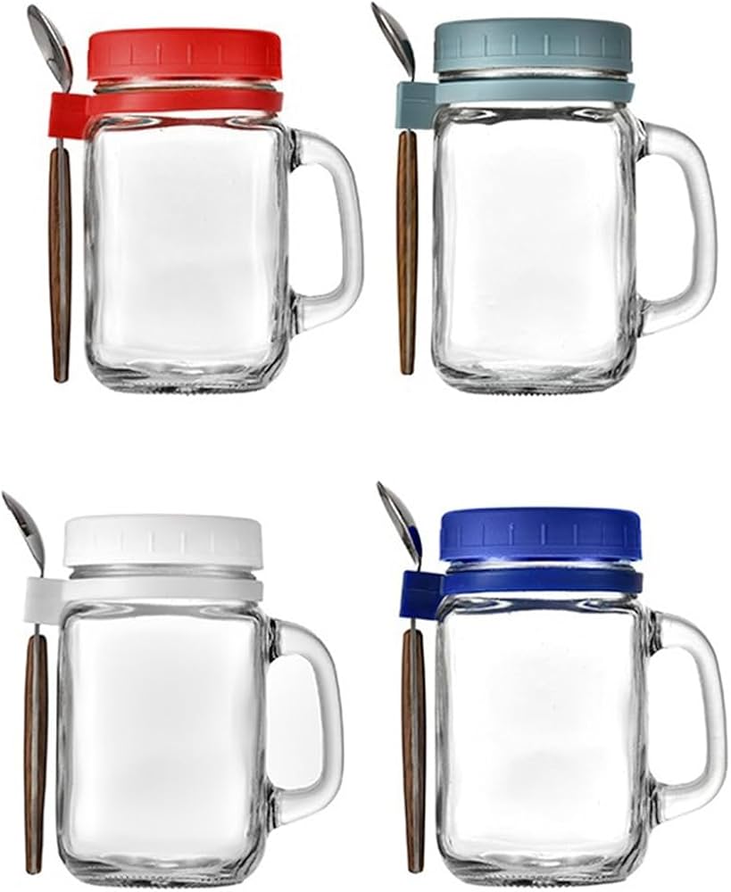 Cốc Thủy Tinh All Day Kèm Thìa 480ml Cao Cấp