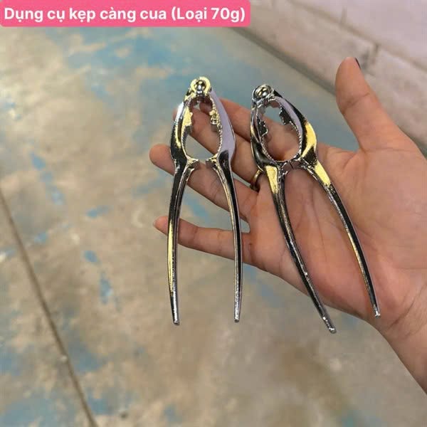 Dụng Cụ Kẹp Càng Cua, Ghẹ Inox (Loại 70g) – Bền, Chắc, Giá Tận Xưởng