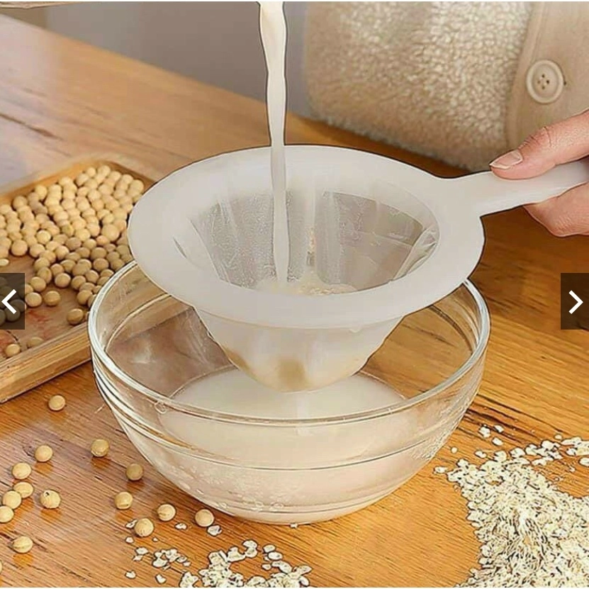Rây Lọc Thực Phẩm Siêu Mịn Cầm Tay Nhựa PP Lưới Nylon