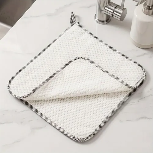 Khăn Lau Bếp 2 Mặt Có Quai Treo XD74 Siêu Thấm