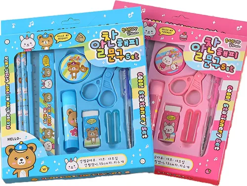 Bộ Dụng Cụ Học Tập Đa Năng Hình Gấu Dễ Thương (Good! Stationery Set)