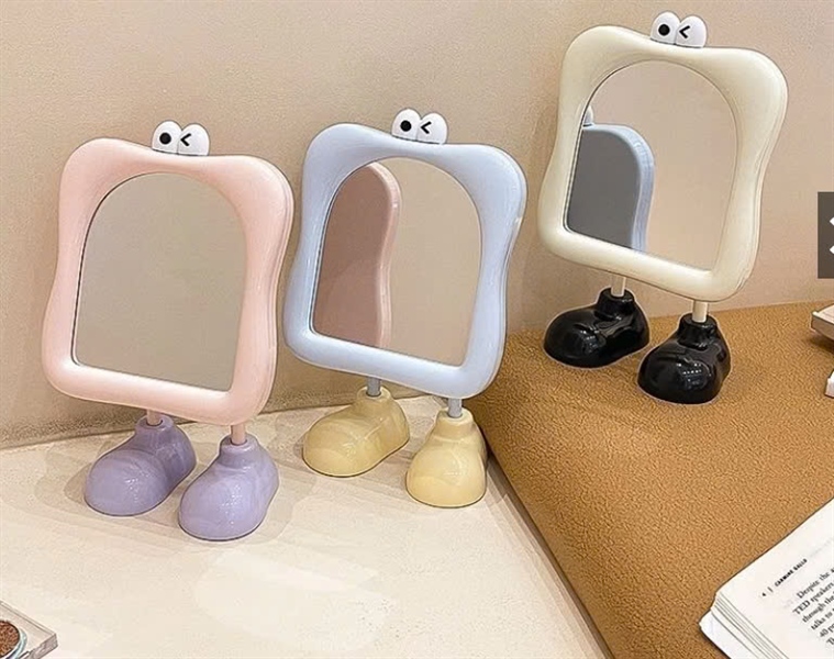 Gương Để Bàn Đôi Chân B67 Cute Decor Phòng