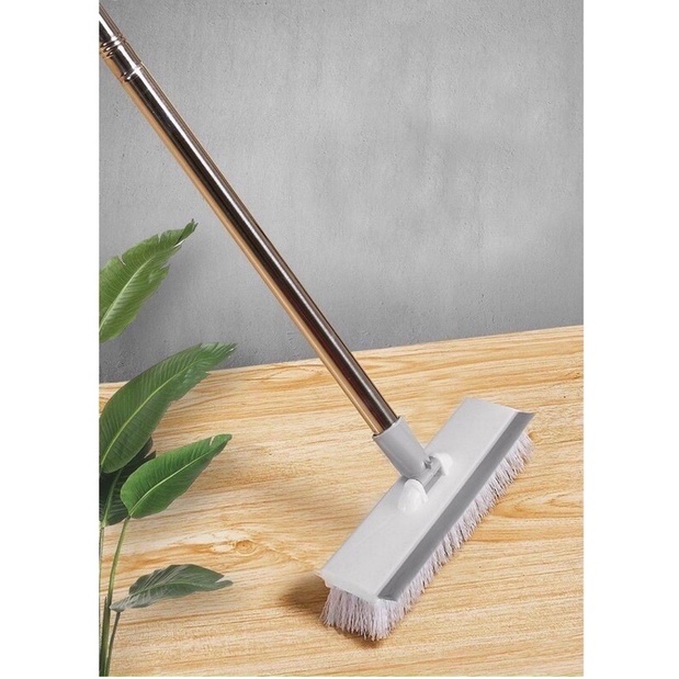 Chổi Chà Sàn Nhà Trắng Cỡ To 23cm (5 Hàng Lông)