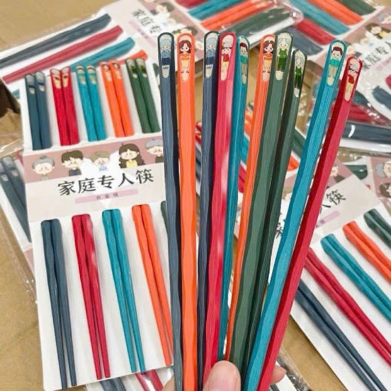 Bộ 5 Đôi Đũa Gia Đình Kiểu Nhật Cao Cấp