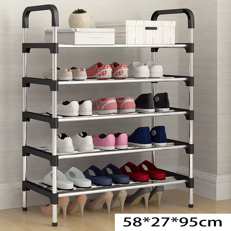 Kệ Giày Dép 5 Tầng Lắp Ráp Thông Minh – Kích Thước 58x27x95cm
