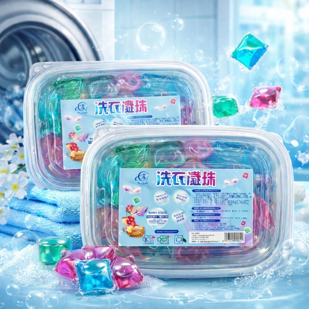 Viên Giặt Xả Quần Áo Đa Năng – Hộp 30 Viên Cao Cấp