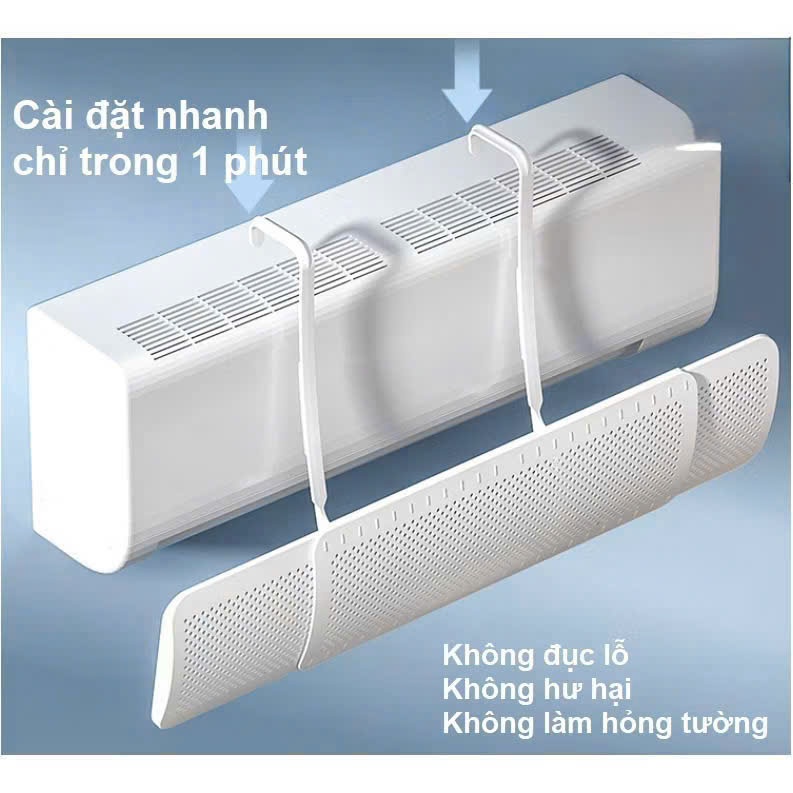 Tấm Chắn Gió Điều Hoà Chỉnh 2 Bên Loại Dày Cao Cấp