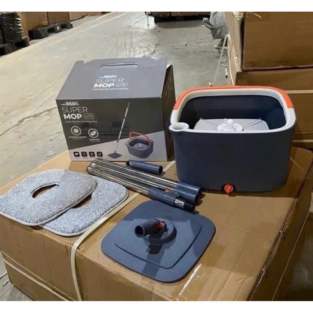 Bộ Chổi Lau Nhà 360 Độ Thùng Vuông DV1 Cao Cấp