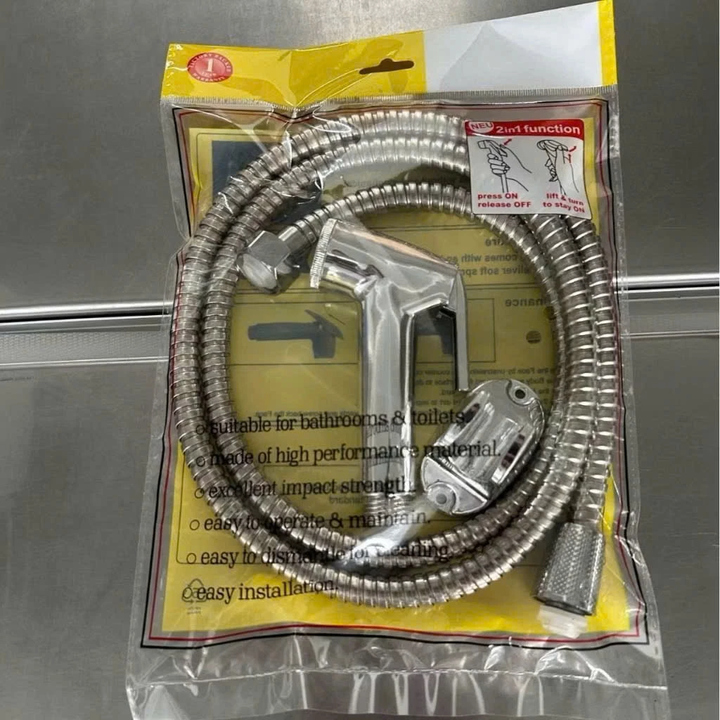 Bộ Vòi Xịt Vệ Sinh Kèm Dây Inox 1.2M Cao Cấp