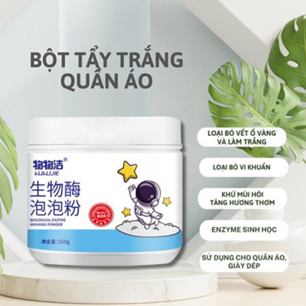 Bột Tẩy Trắng Quần Áo Enzyme Sinh Học – Trả Lại Vẻ Sáng Mới